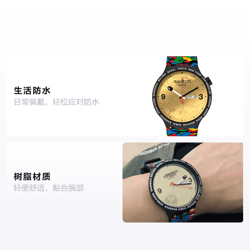 Часы Swatch x Bape Tokyo - изображение 2