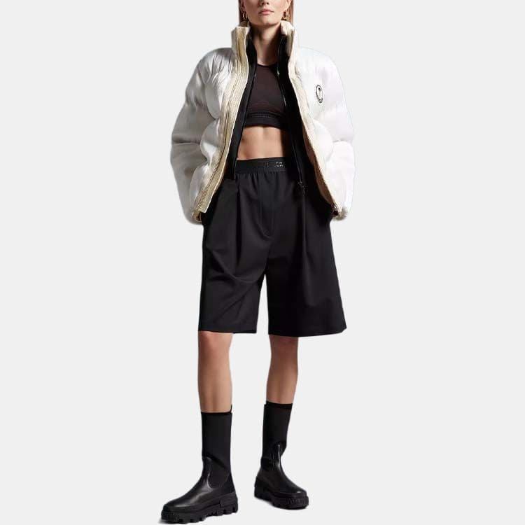 Зимняя куртка Moncler x Palm Angels Maya White - изображение 4