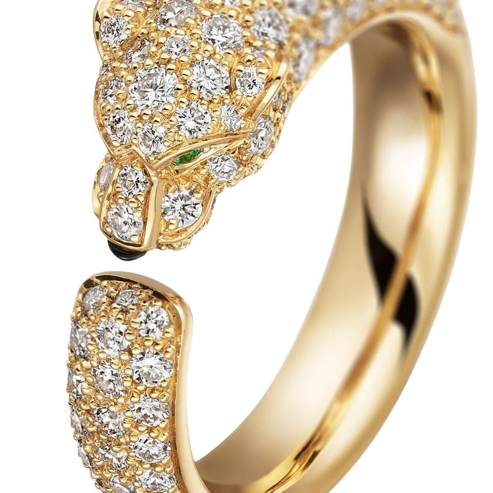 Кольцо Cartier Panther Ring Gold - изображение 6