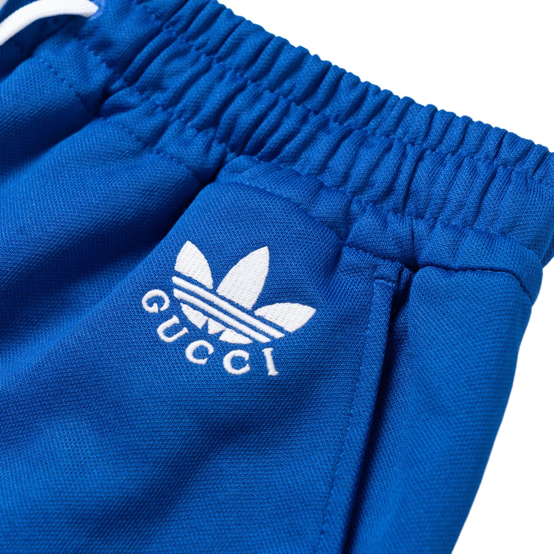 Штаны Gucci x adidas Originals Blue Knit Track Pants - изображение 3
