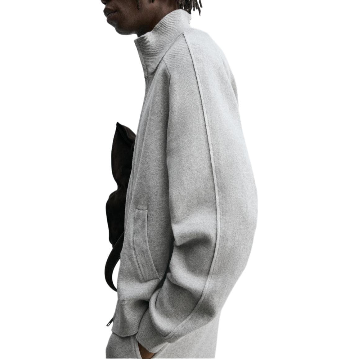 Куртка ZARA Knit Zip Jacket - изображение 6