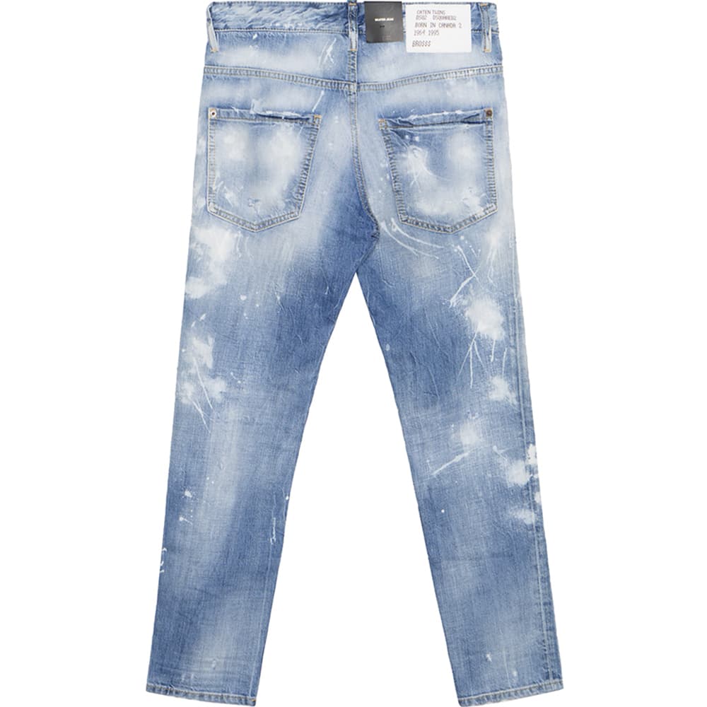 Штаны DSQUARED2 SS22 Light Blue Jeans — фото 2