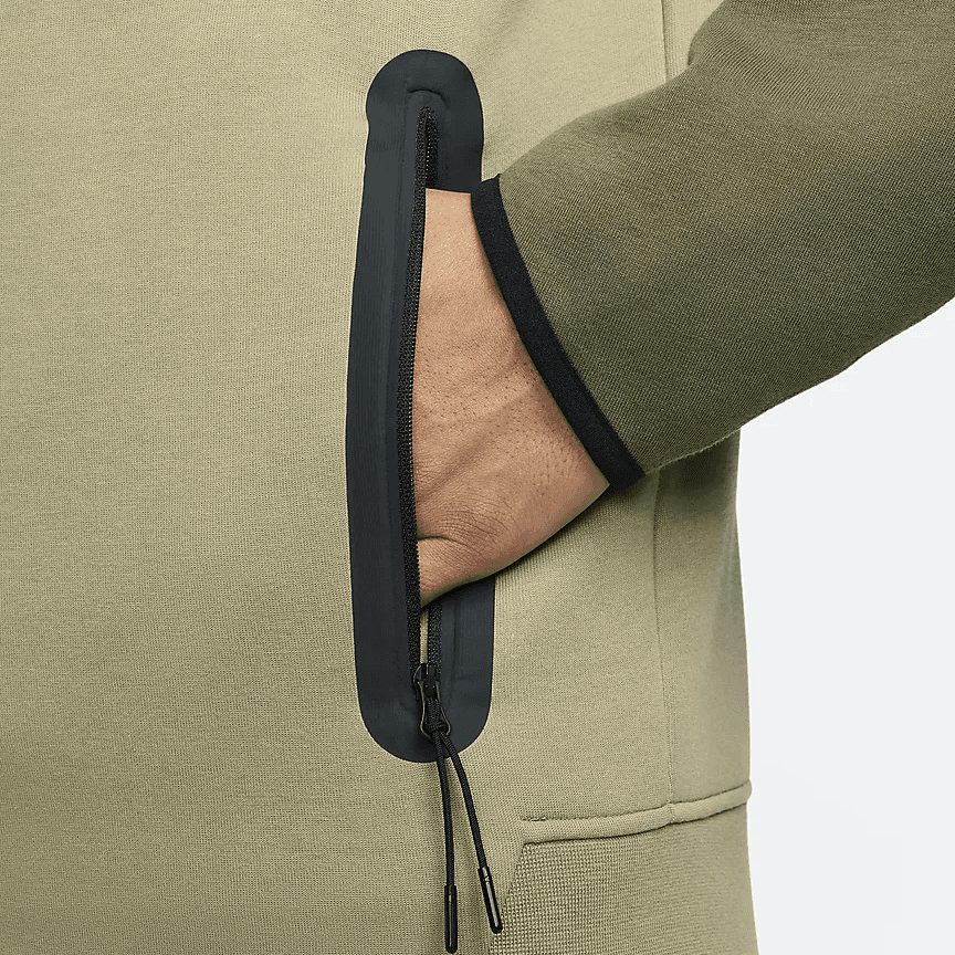 Худи Nike Tech Fleece Windrunner Olive - изображение 6