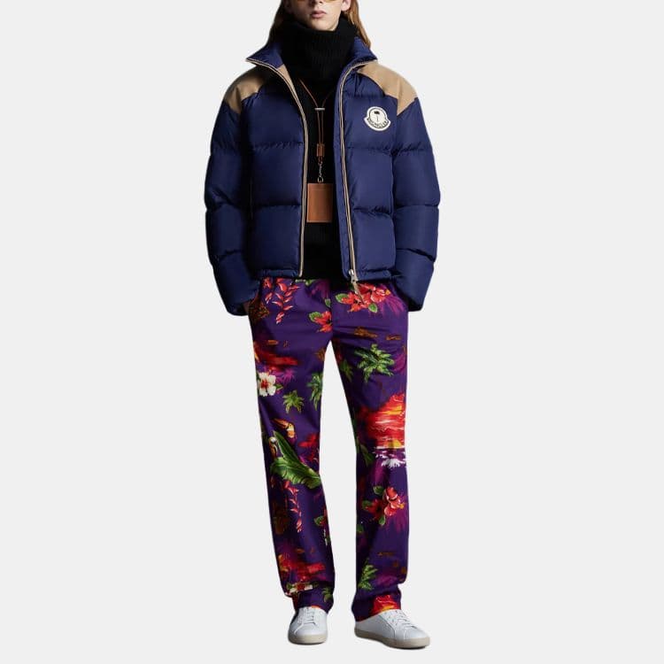 Зимняя куртка Moncler Genius x Palm Angels FW21 Blue - изображение 4