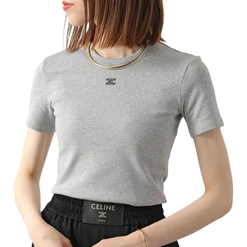 Футболка CELINE Triomphe Logo T - изображение 4