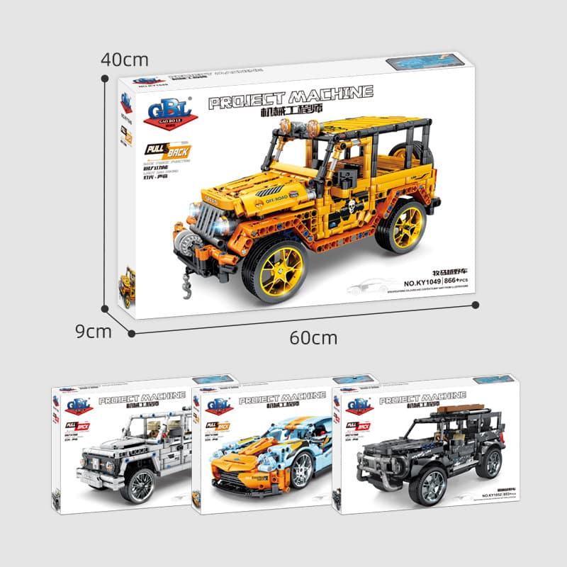 Конструктор GBL GAO BO LE 866pcs868pcs802pcs853pcs KY1049 - изображение 3