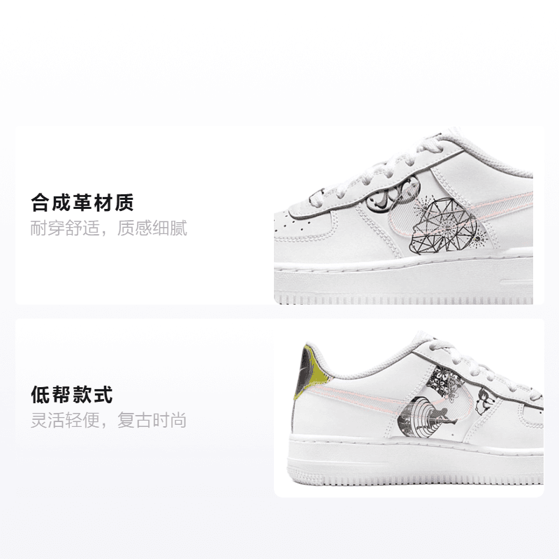 Кроссовки Nike Air Force 1 Low The Great Unity GS - изображение 2