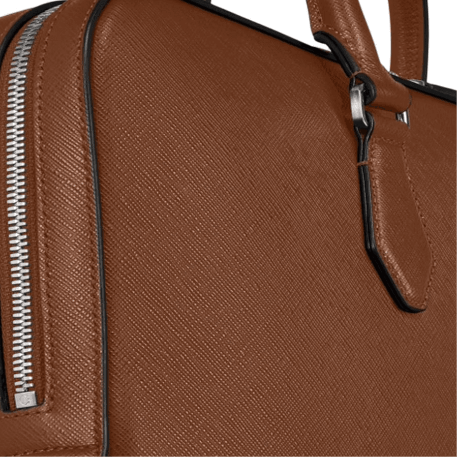 Портфель Montblanc Meisterstück Classic Leather Briefcase Maple Brown - изображение 5
