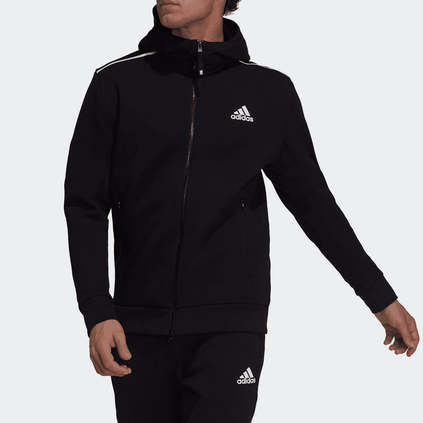 Куртка adidas ZNE Hood Logo Black - изображение 3
