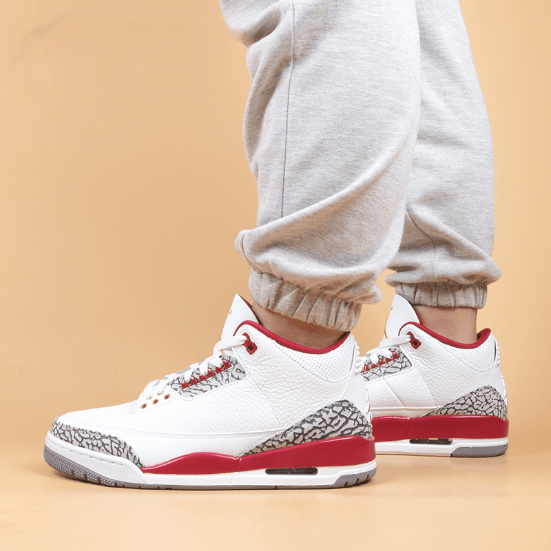 Кроссовки для баскетбола Jordan Air Jordan 3 Retro "Cardinal Red" GS - изображение 5