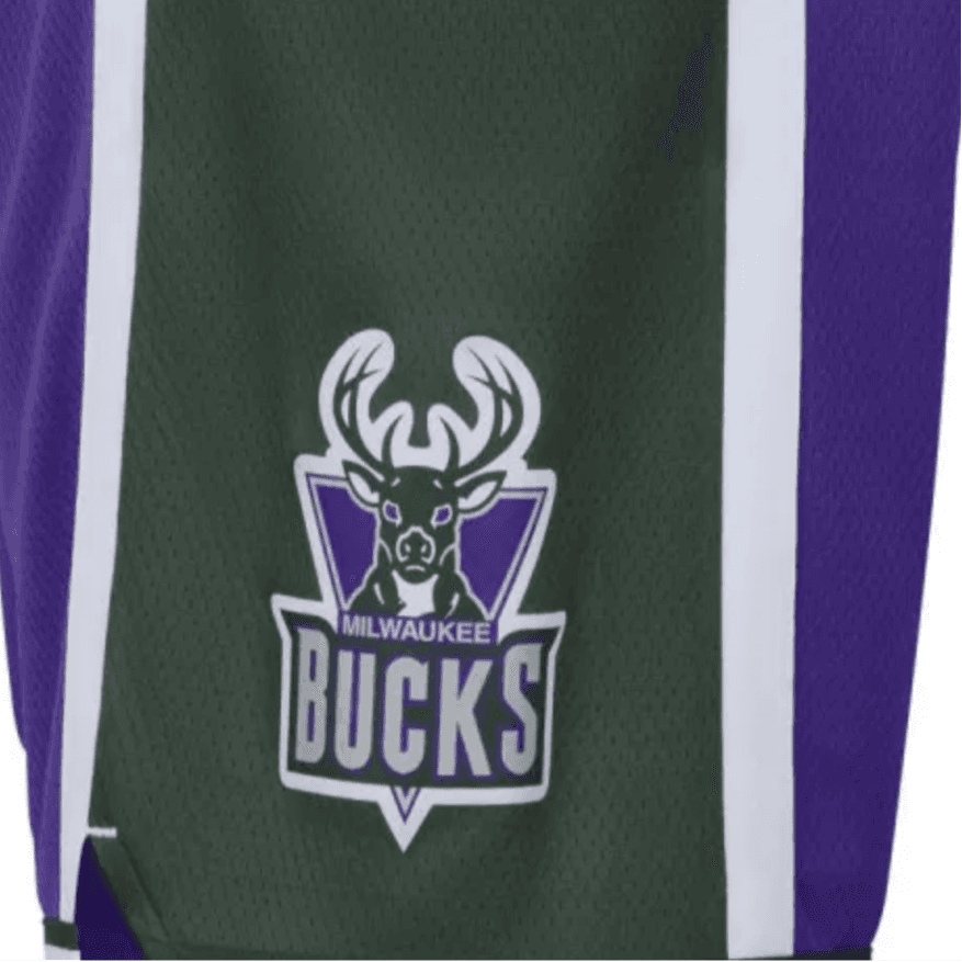 Баскетбольные шорты Nike NBA Dri-FIT Milwaukee Bucks Shorts - изображение 4