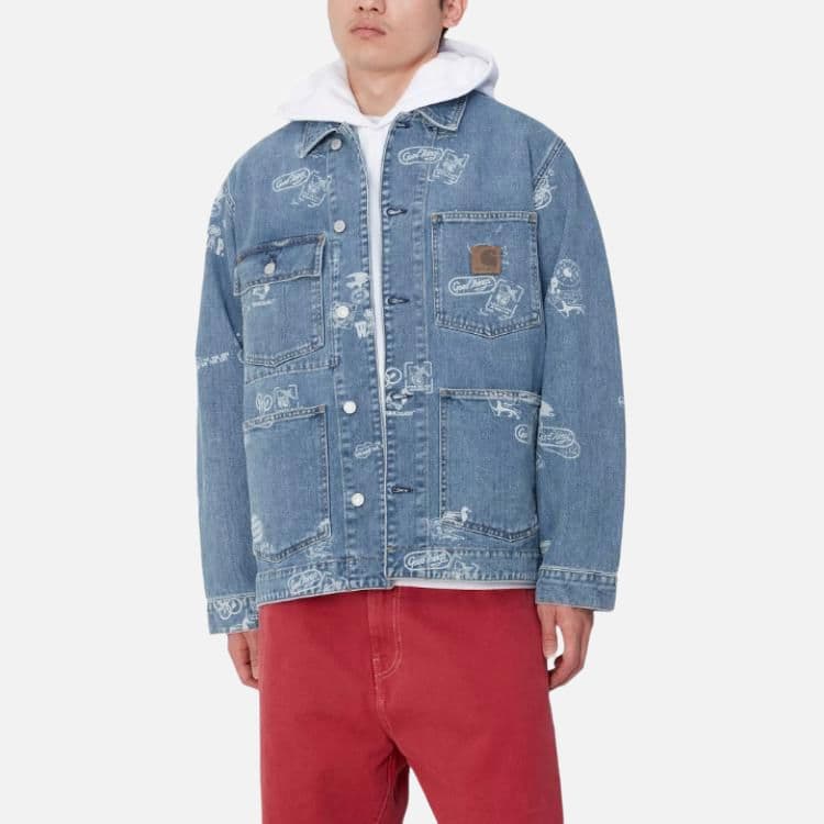 Джинсовая куртка Carhartt WIP Stamp Jacket - изображение 3