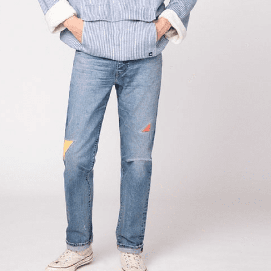 Штаны Levis Tapered Jeans Light Blue — фото 5