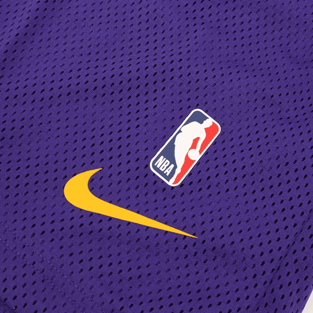 Баскетбольные шорты Nike Lakers Basketball Pants Purple - изображение 6