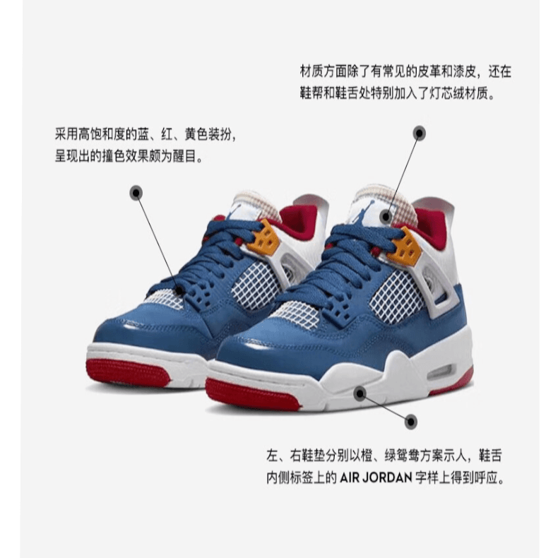 Кроссовки для баскетбола Jordan Air Jordan 4 "Messy Room" GS - изображение 2