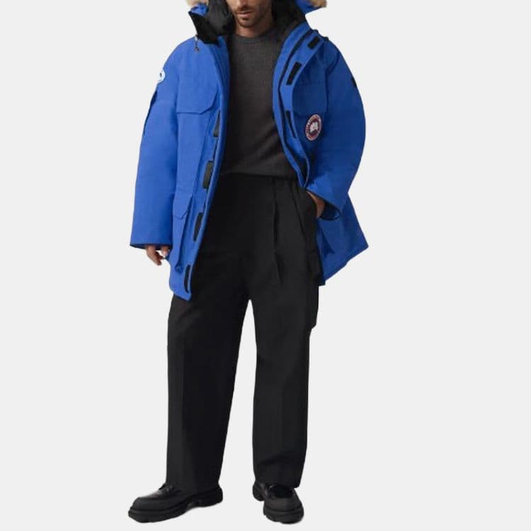 Зимняя куртка Canada Goose PBI Expedition Parka Blue - изображение 6