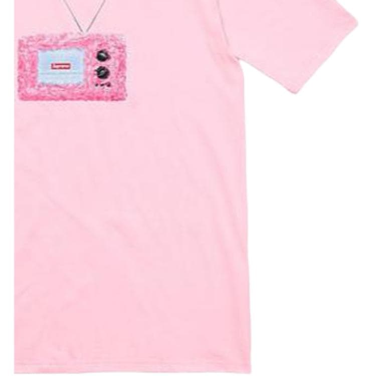 Футболка Supreme SS18 TV Tee Light Pink - изображение 2