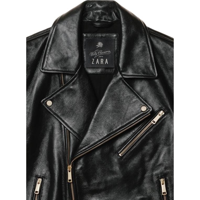 Кожаная куртки ZARA - изображение 3