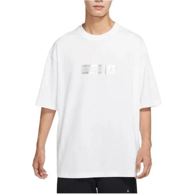Футболка Jordan Logo Print T-Shirt White - изображение 4