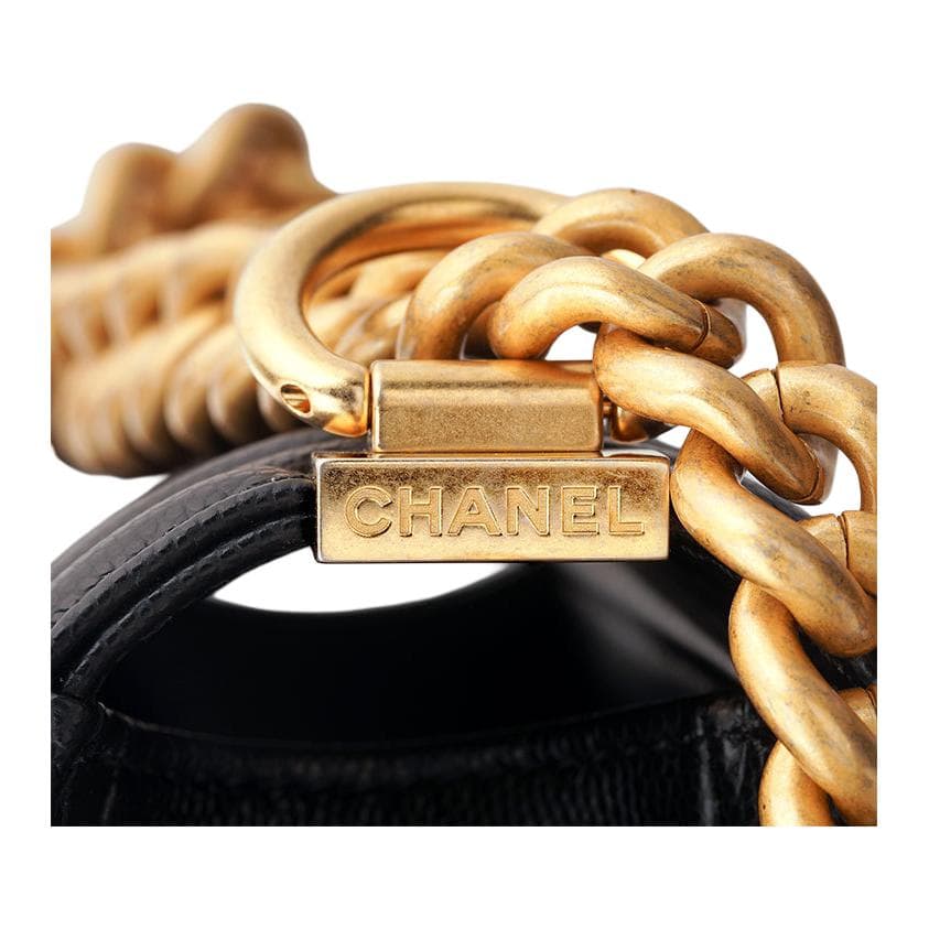 Сумка через плечо CHANEL LEBOY Small Chain Bag Black - изображение 5