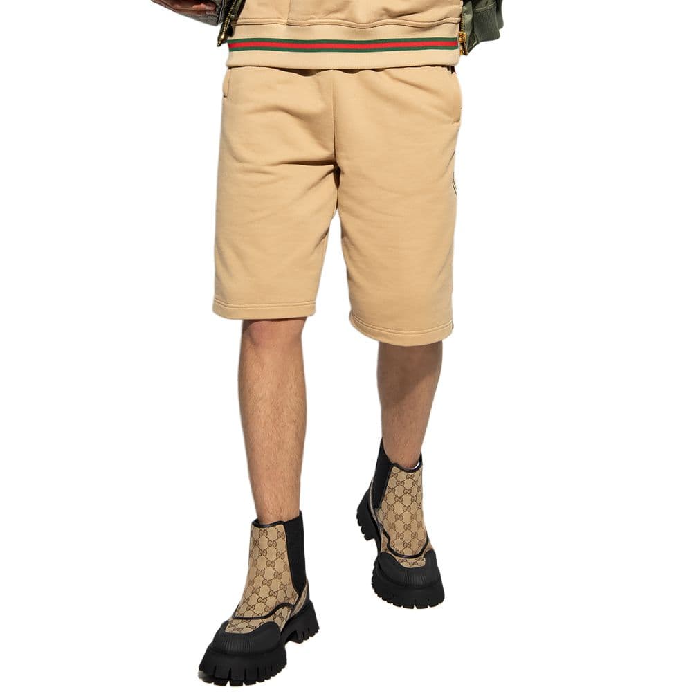 Шорты GUCCI Interlocking G Torchon Shorts - изображение 4