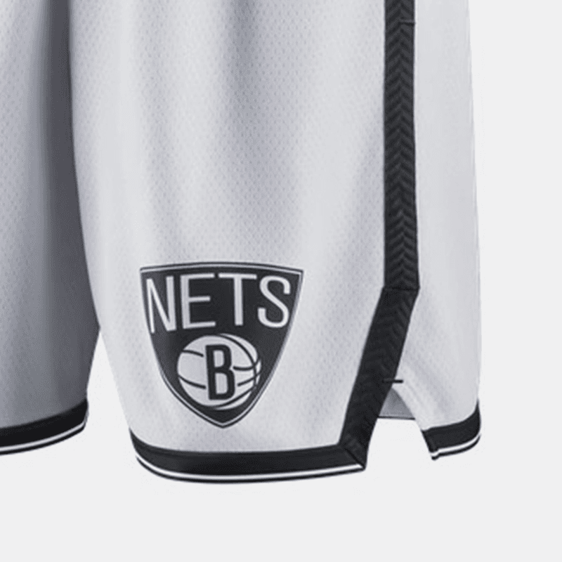 Баскетбольные шорты Nike NBA Swingman Brooklyn Nets Shorts White - изображение 4