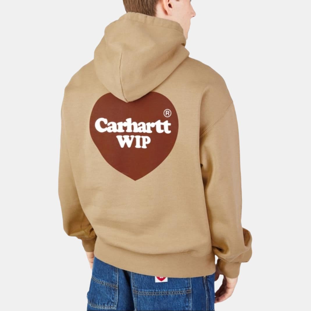 Худи Carhartt WIP Heart Logo Hoodie Brown - изображение 4