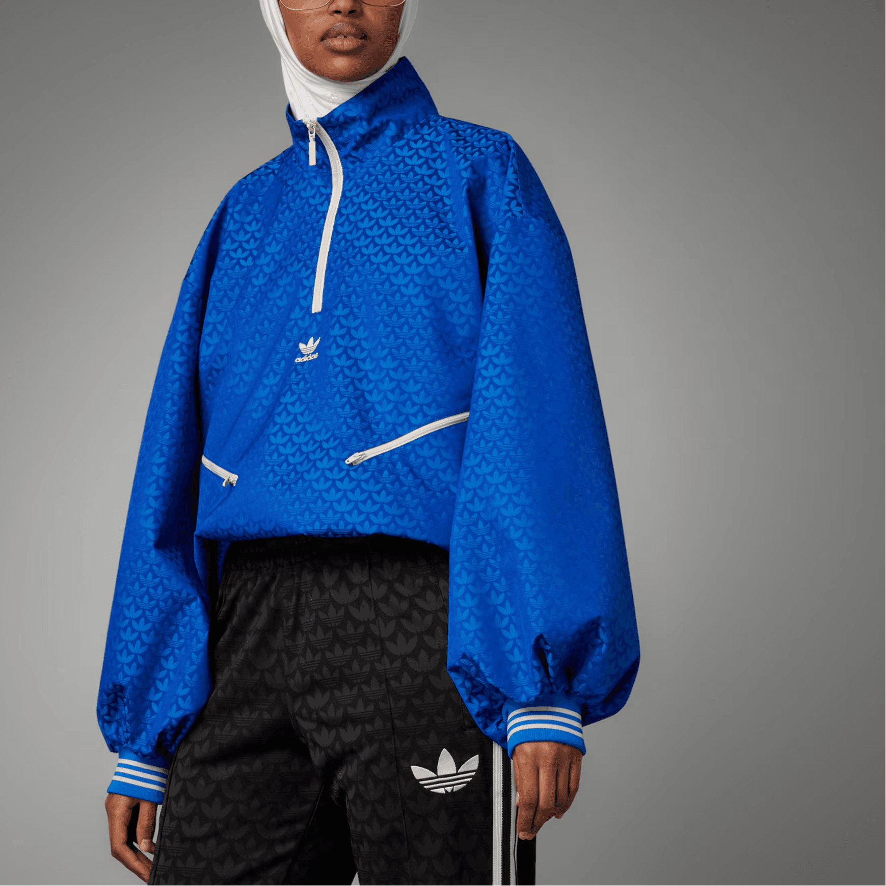 Куртка adidas Adicolor 70s Half-Zip Jacket - изображение 2