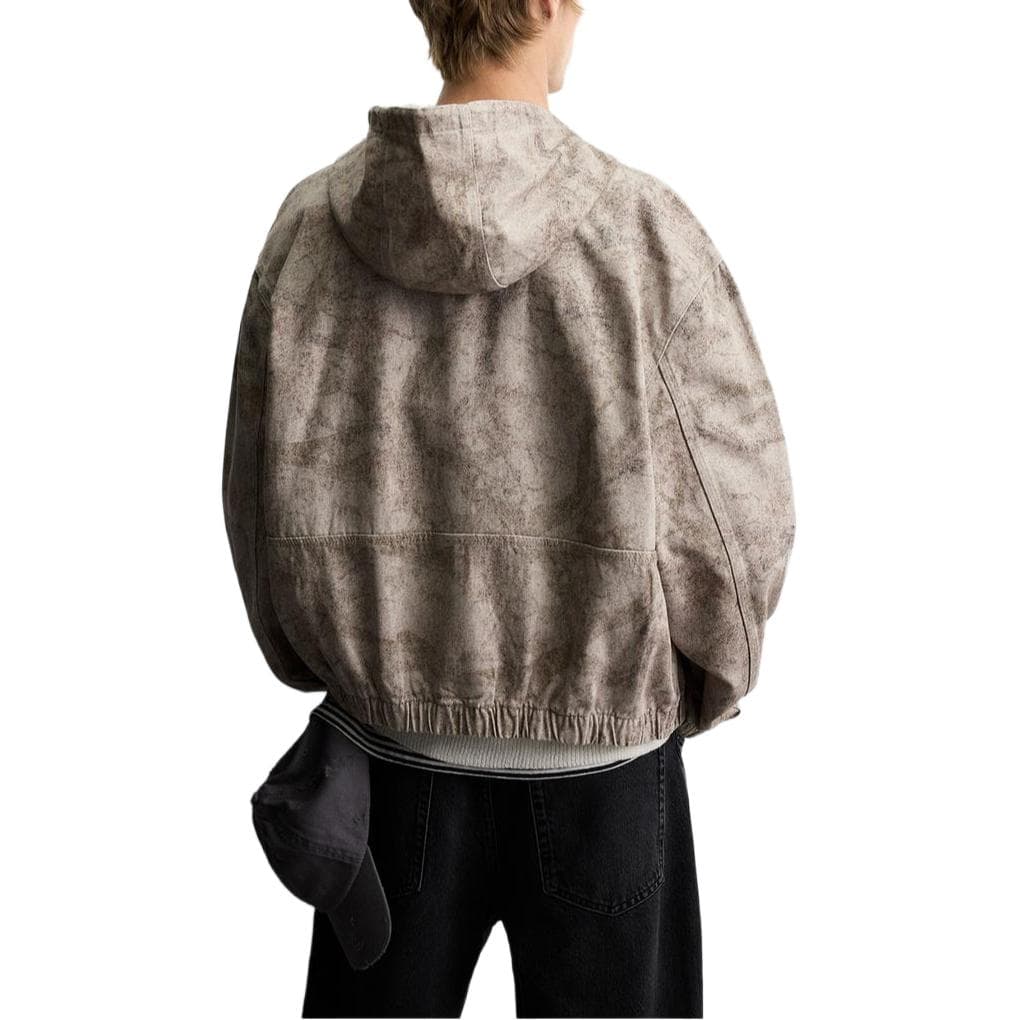 Куртка ZARA Casual Hoodie Washed Jacket - изображение 4