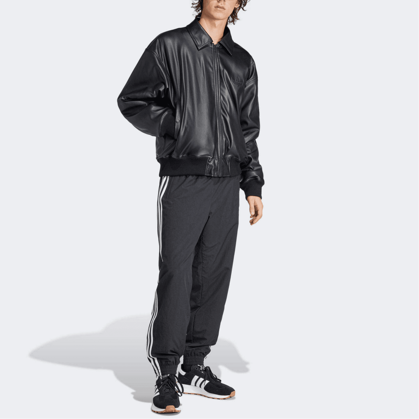 Кожаная куртки adidas Originals - изображение 4