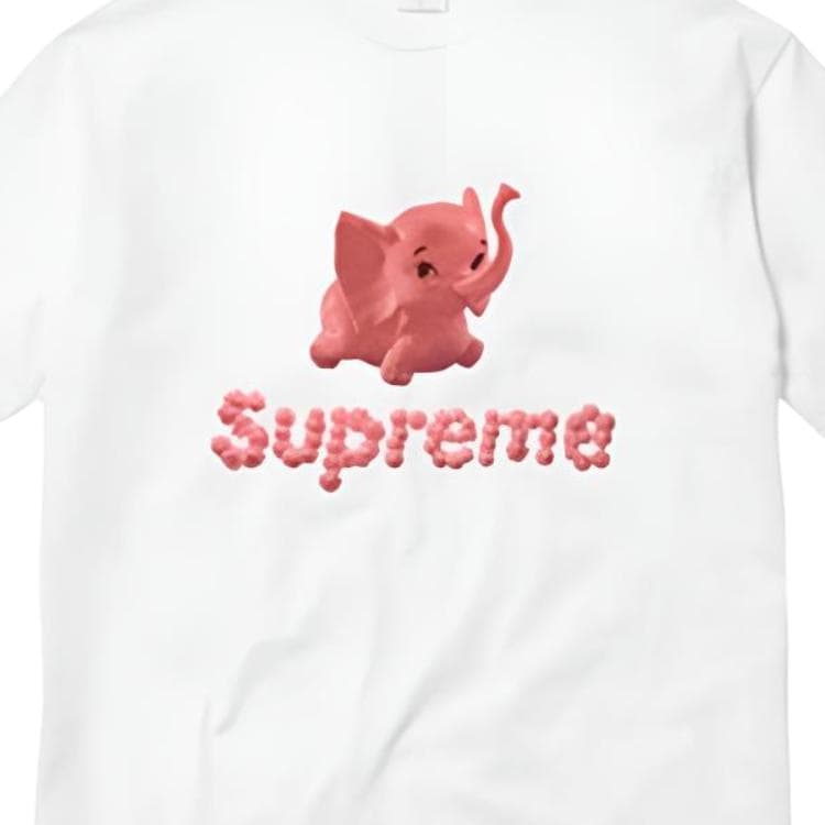 Футболка Supreme Elephant Tee White - изображение 3