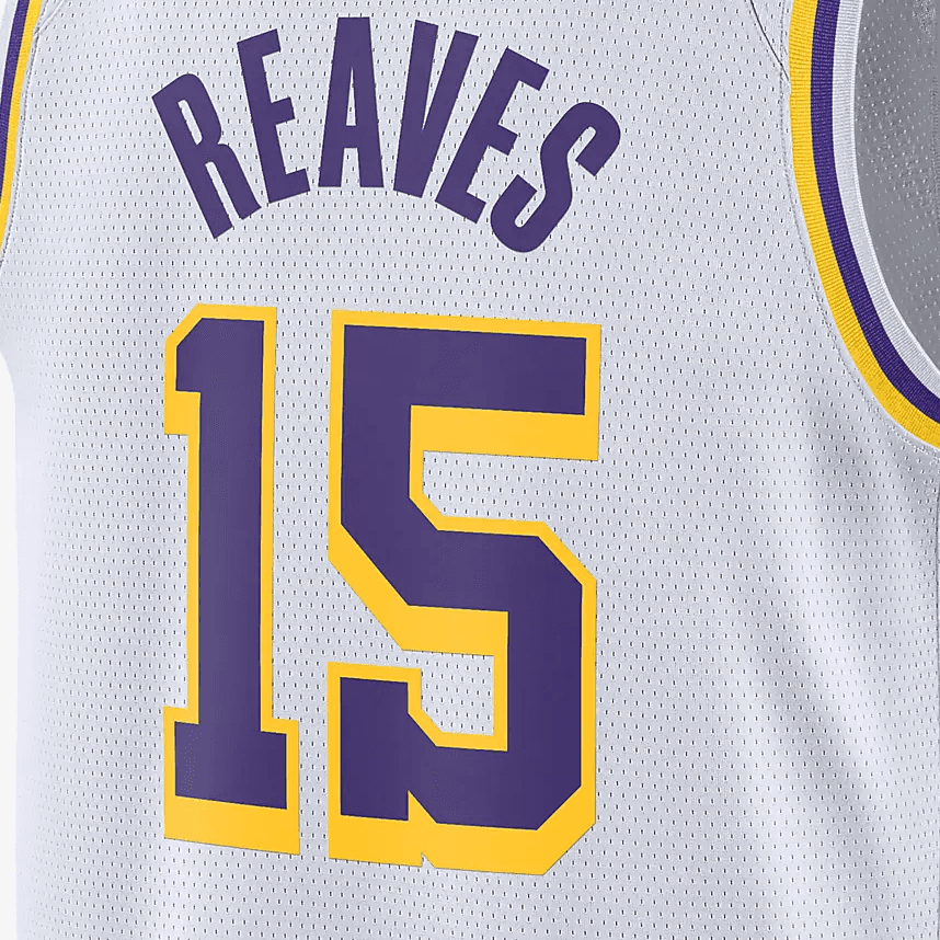 Баскетбольная майка Nike NBA Lakers 15 Jersey White - изображение 3