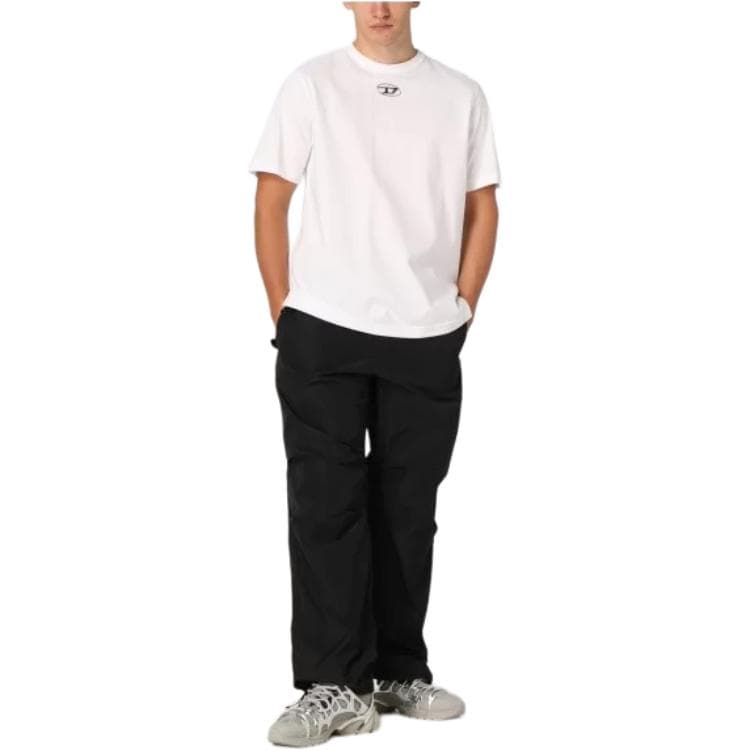 Футболка DIESEL Logo Crew Neck T-Shirt White - изображение 3
