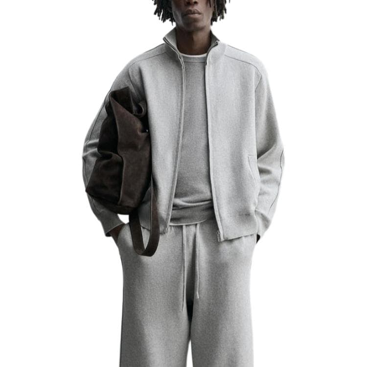 Куртка ZARA Knit Zip Jacket - изображение 3