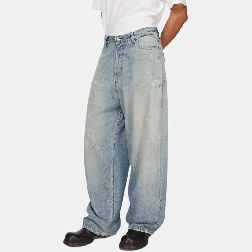 Штаны Acne Studios SS24 Light Blue Jeans - изображение 4