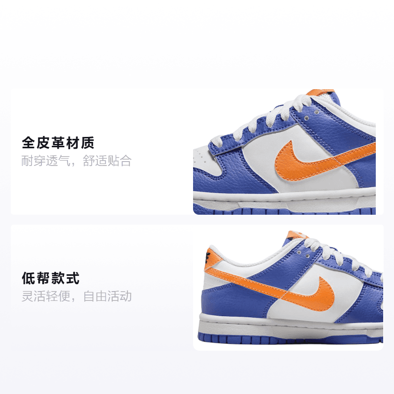 Кроссовки Nike Dunk Low "Knicks" GS - изображение 2