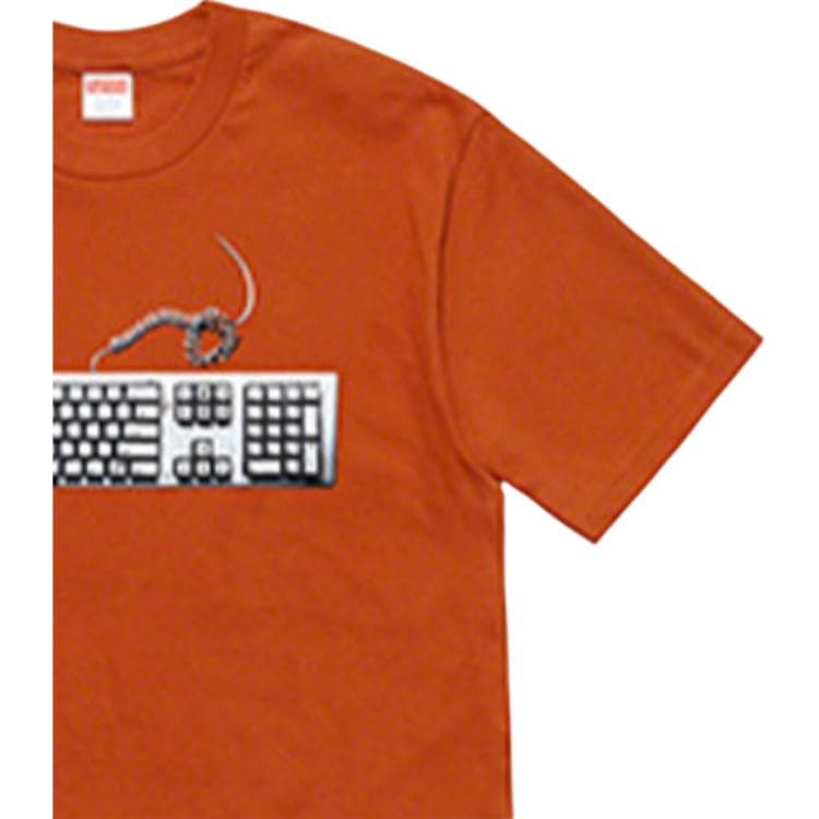 Футболка Supreme SS19 Keyboard Tee Rust - изображение 2