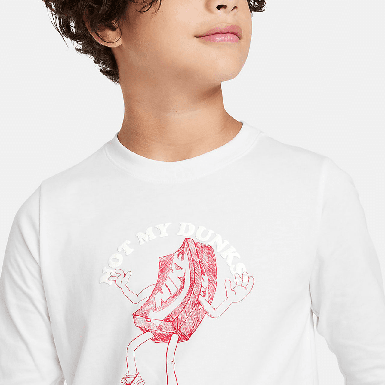 Футболка NIKE Белые Kids Футболки - изображение 3