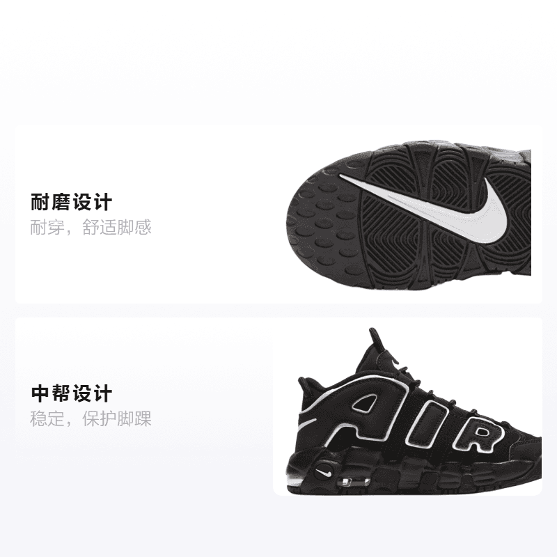 Кроссовки для баскетбола Nike Air More Uptempo - изображение 2