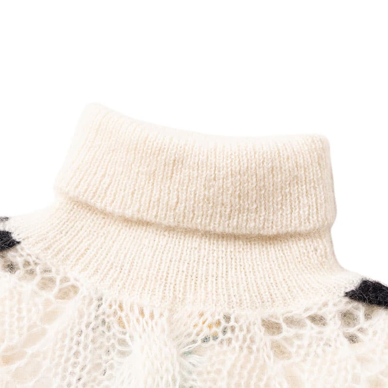Кардиган GUCCI x adidas FW22 Mohair Sweater Ivory - изображение 4