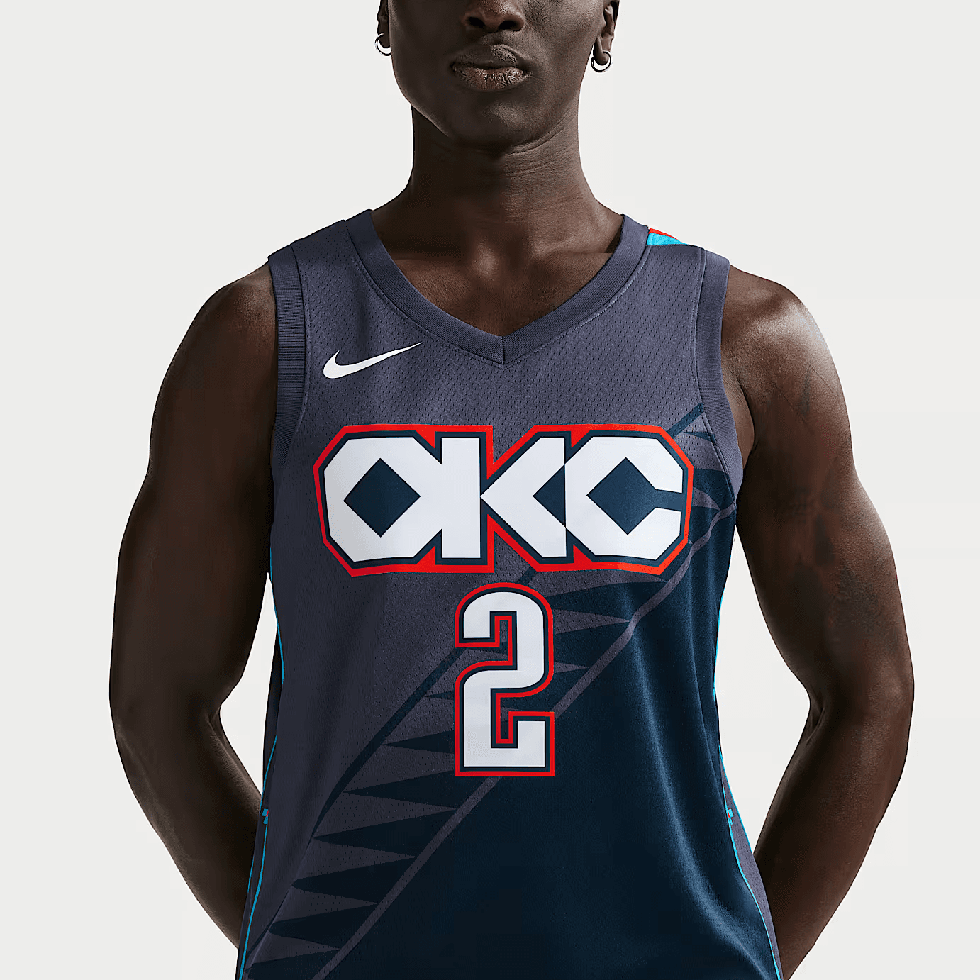 Баскетбольная майка Nike NBA FW25 Shai Gilgeous-Alexander City Edition Dri-FIT V - изображение 4