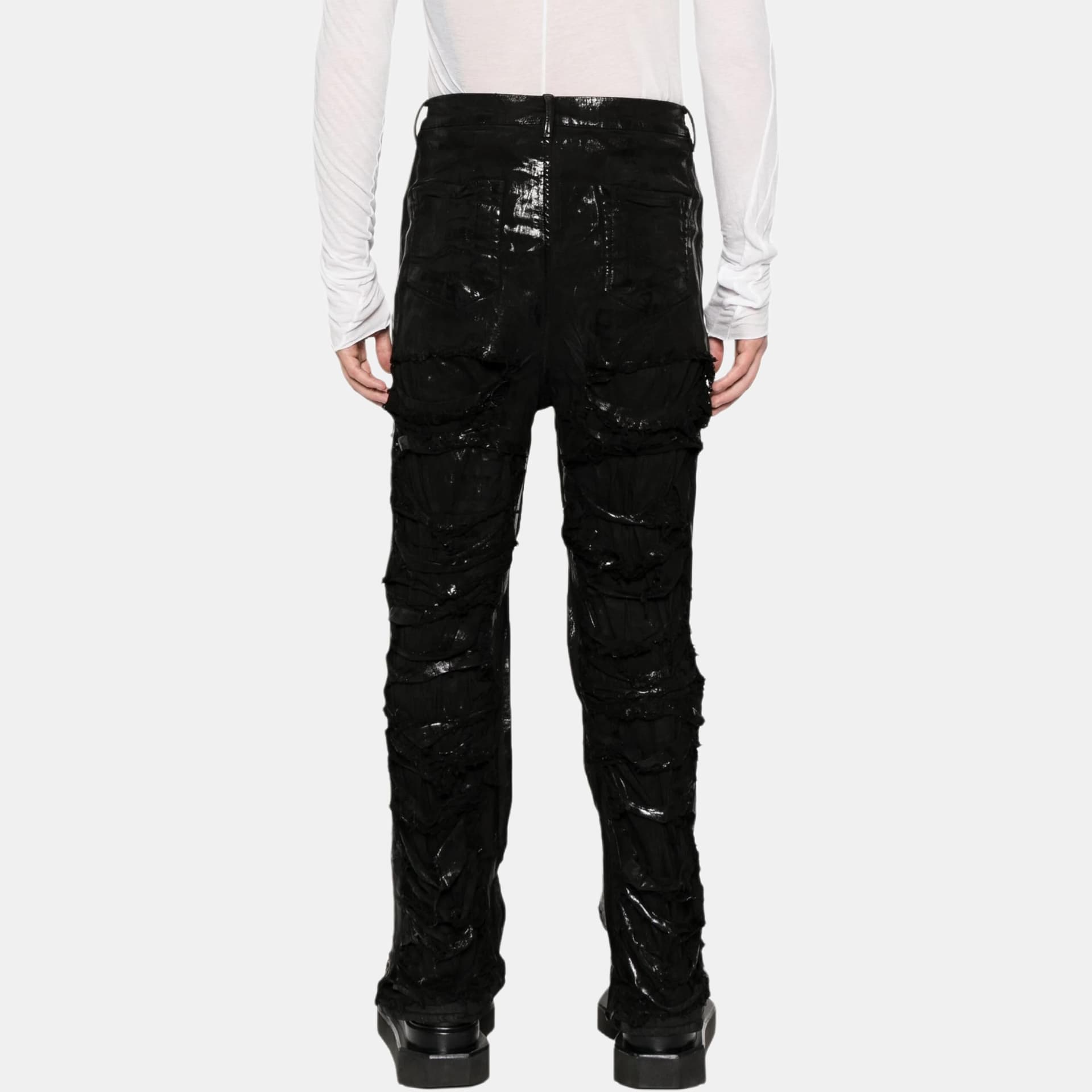 Штаны Rick Owens DRKSHDW FW23 Black Jeans - изображение 5