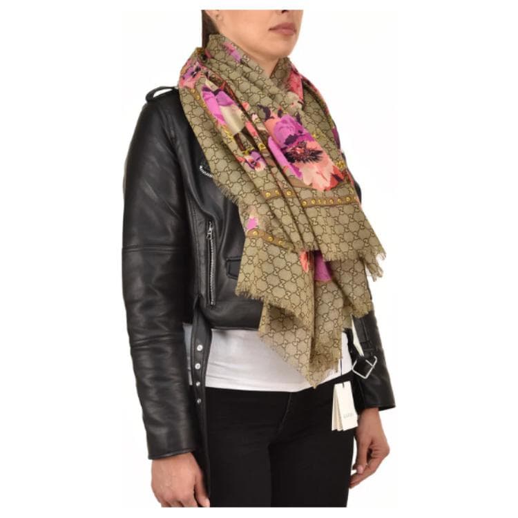 Шарф Gucci Shawl Brown - изображение 5