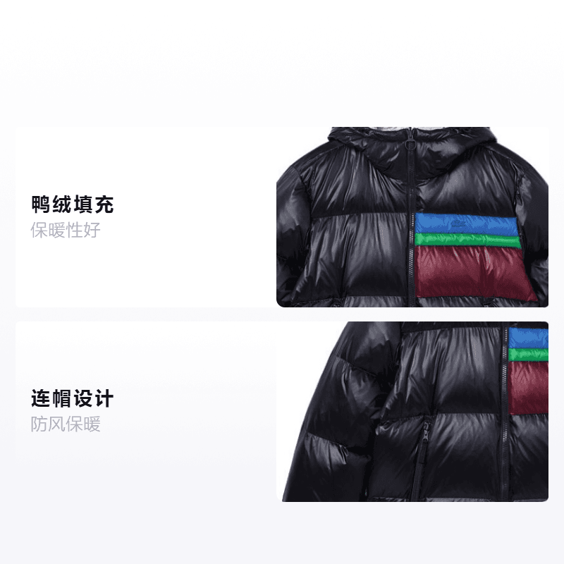 Зимняя куртка Lacoste Reversible Hooded Down Jacket Navy/Grey - изображение 2