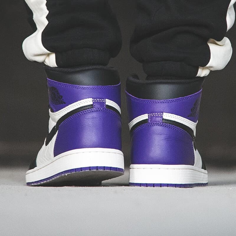 Кроссовки для баскетбола Jordan Air Jordan 1 Retro High Court Purple GS - изображение 6