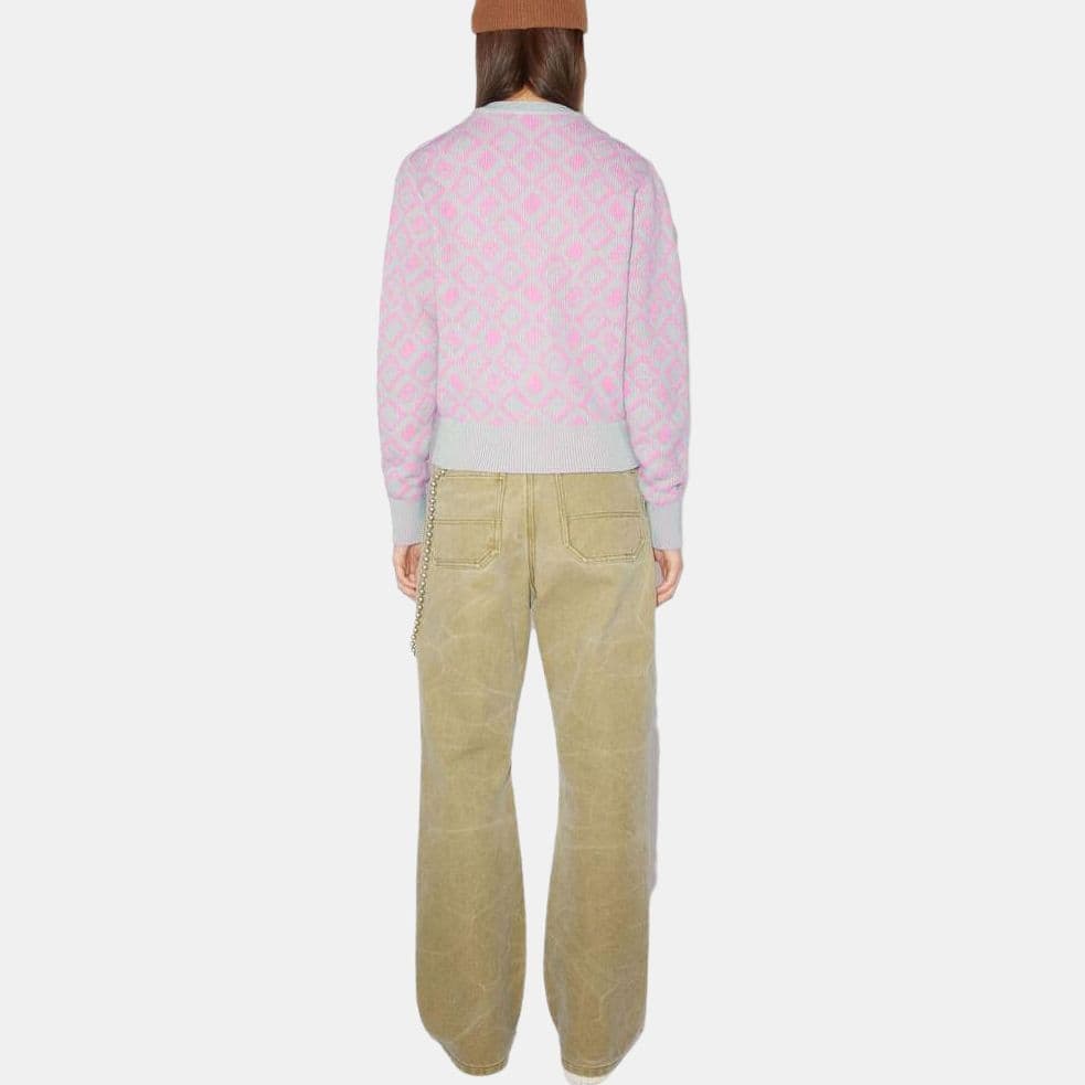 Кофта Acne Studios Face Wool Knit Pink - изображение 2