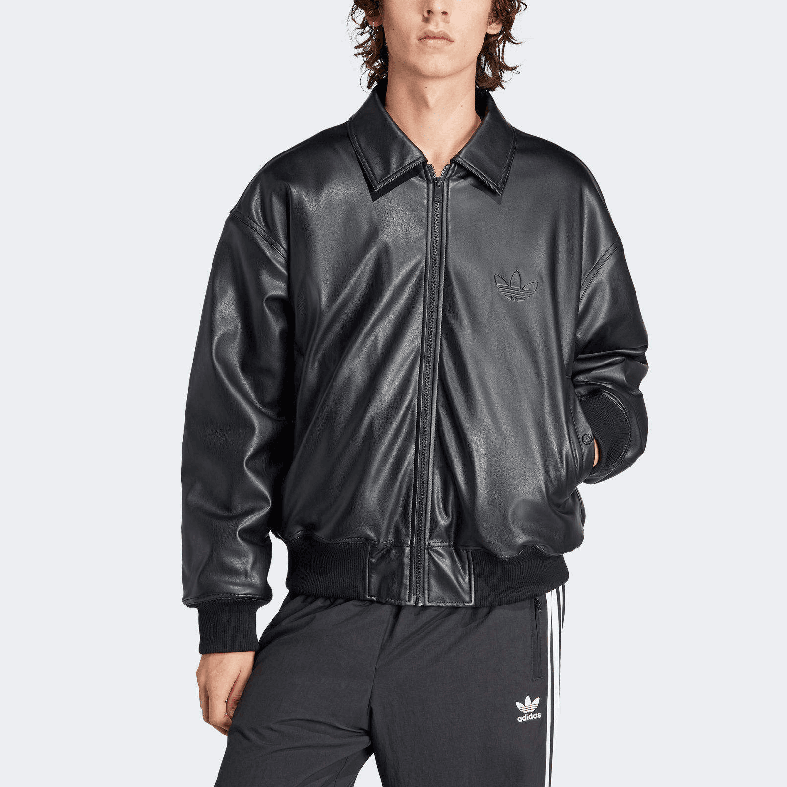 Кожаная куртки adidas Originals - изображение 2