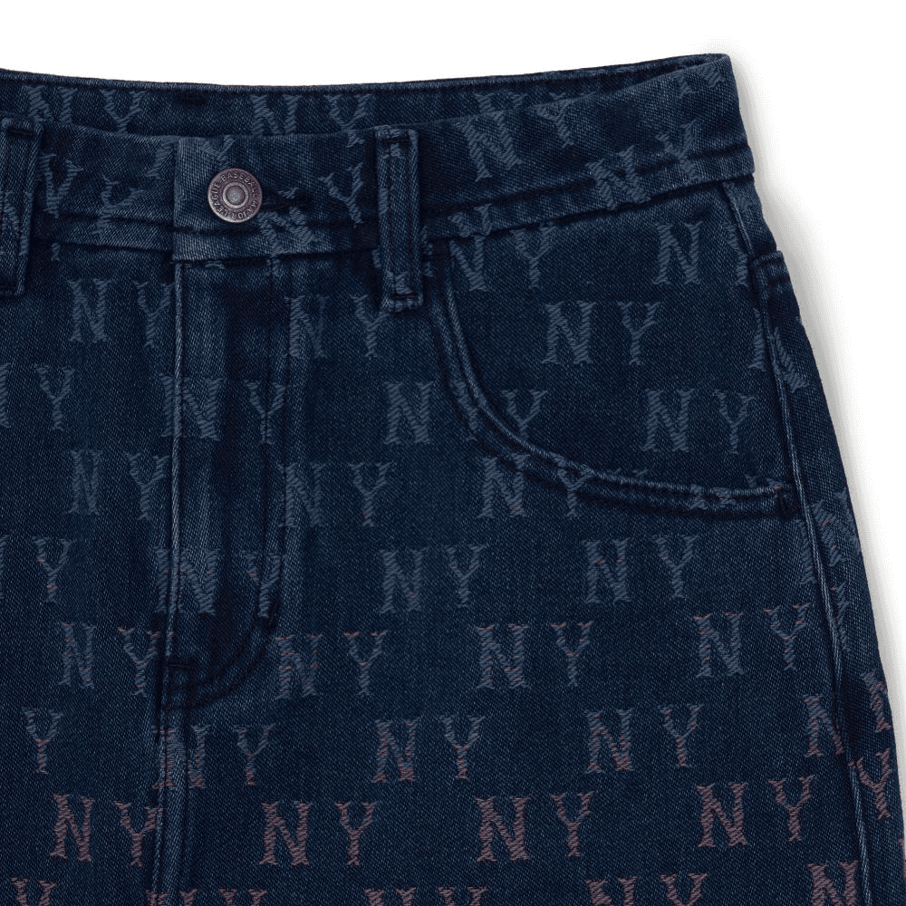 MLB Denim Gradation Jacquard Monogram New York Yankees Denim - изображение 6