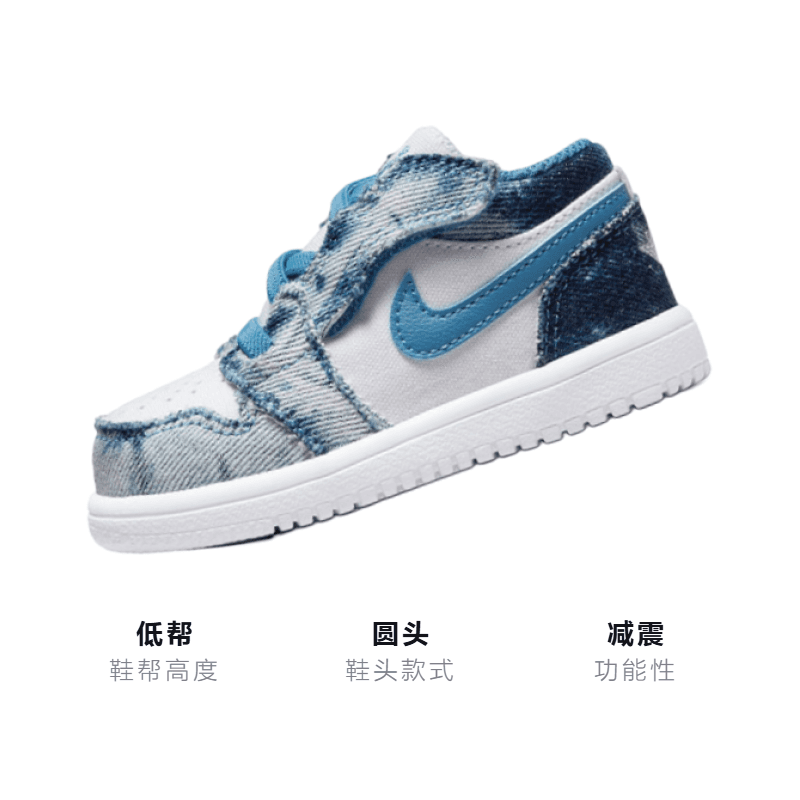 Кроссовки Jordan Air Jordan 1 low alt "washed denim" - изображение 3