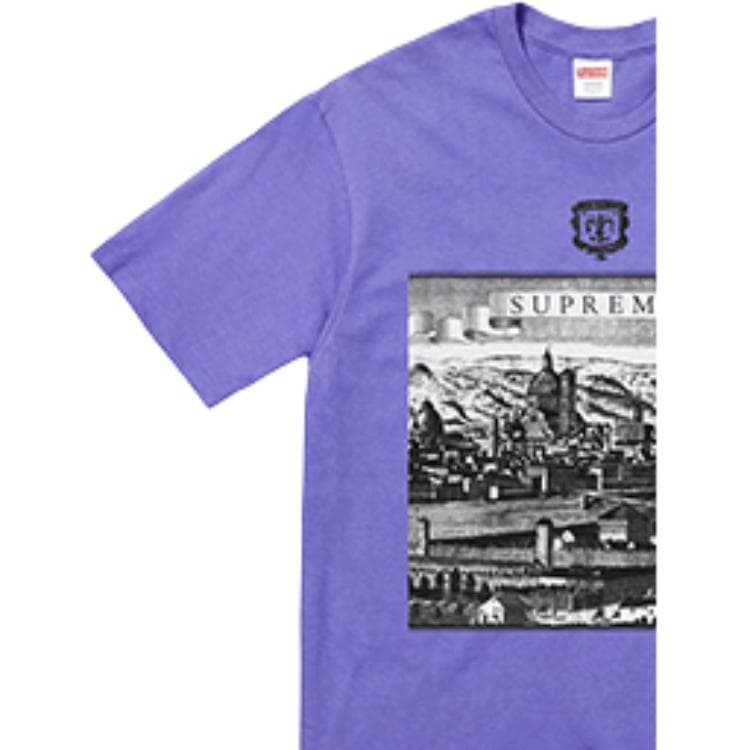 Футболка Supreme Fiorenza Tee Light Purple - изображение 4